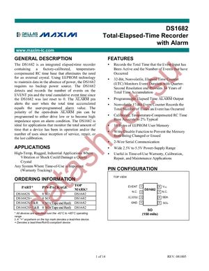 DS1682S+ datasheet  